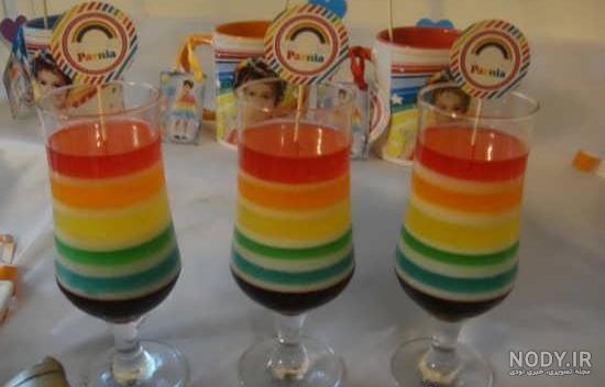 ژله لقمه ای برای تولد ژله لقمه ای برای تولد