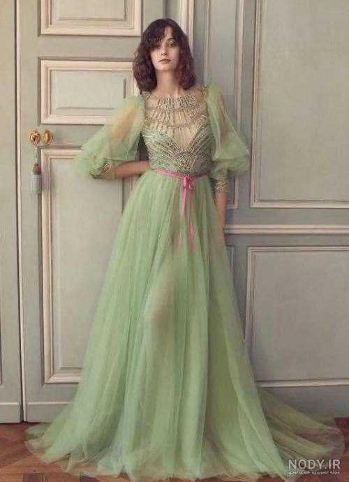 لباس مجلسی یقه ایستاده لباس مجلسی یقه ایستاده