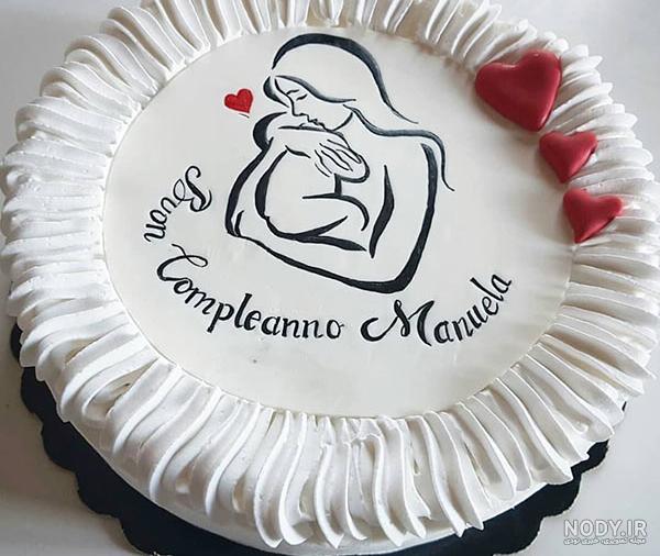 عکس ایده برای تزیین کیک روز مادر عکس نودی