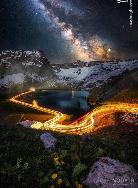 عکس آسمان رنگی عکس آسمان رنگی