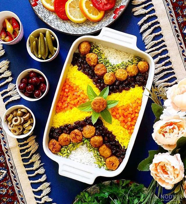 عکس ایده برای تزیین غذا