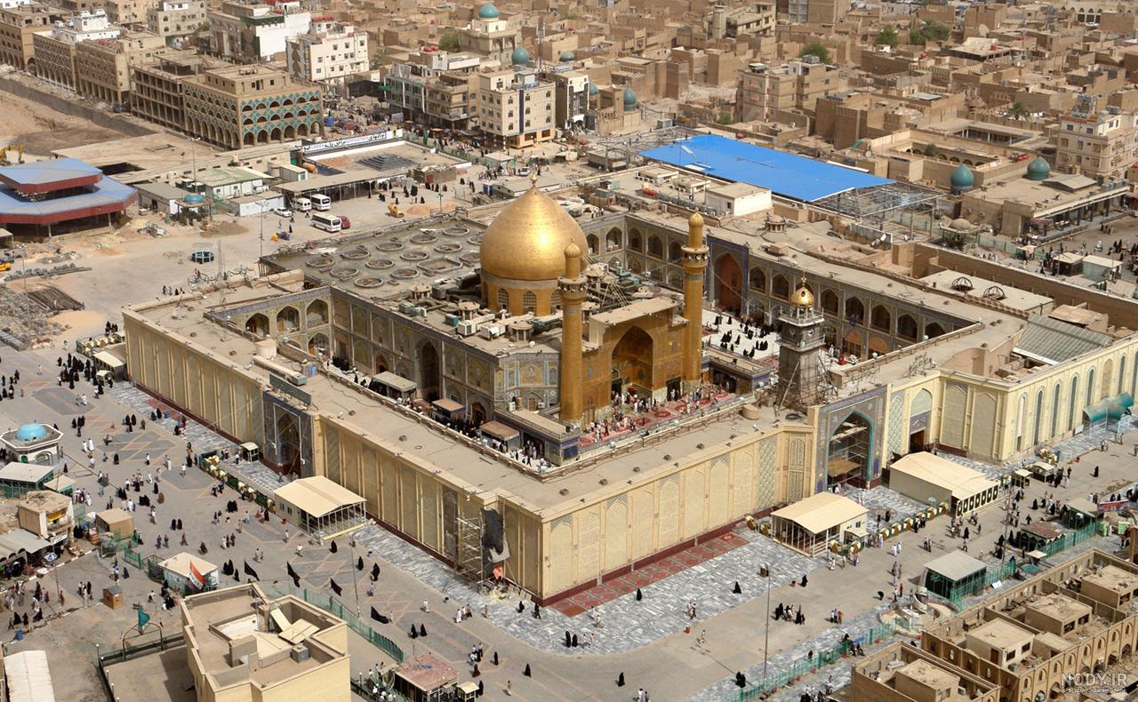 عکس ضریح امام علی با کیفیت بالا
