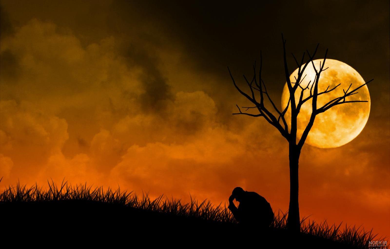 عکس منظره غمگین بدون متن