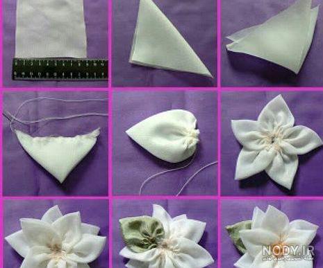 خرید گل پارچه ای برای تزیین لباس خرید گل پارچه ای برای تزیین لباس