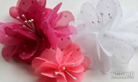 گل پارچه ای برای تزیین لباس گل پارچه ای برای تزیین لباس