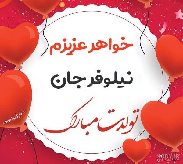 خاله نیلوفر تولدت مبارک خاله نیلوفر تولدت مبارک