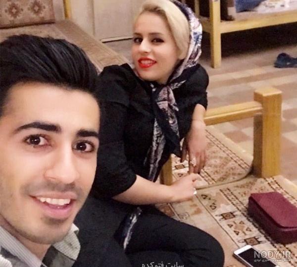 عکس احسان پهلوان و همسرش