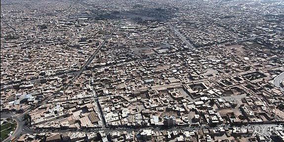 عکس هوایی کرمان