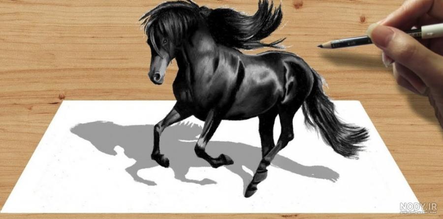نقاشی کله اسب نقاشی کله اسب