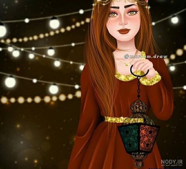 عکس دختر کارتونی زیبا برای پروفایل