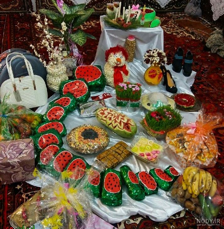 عکس خفن تزیین میوه برای شب یلدا