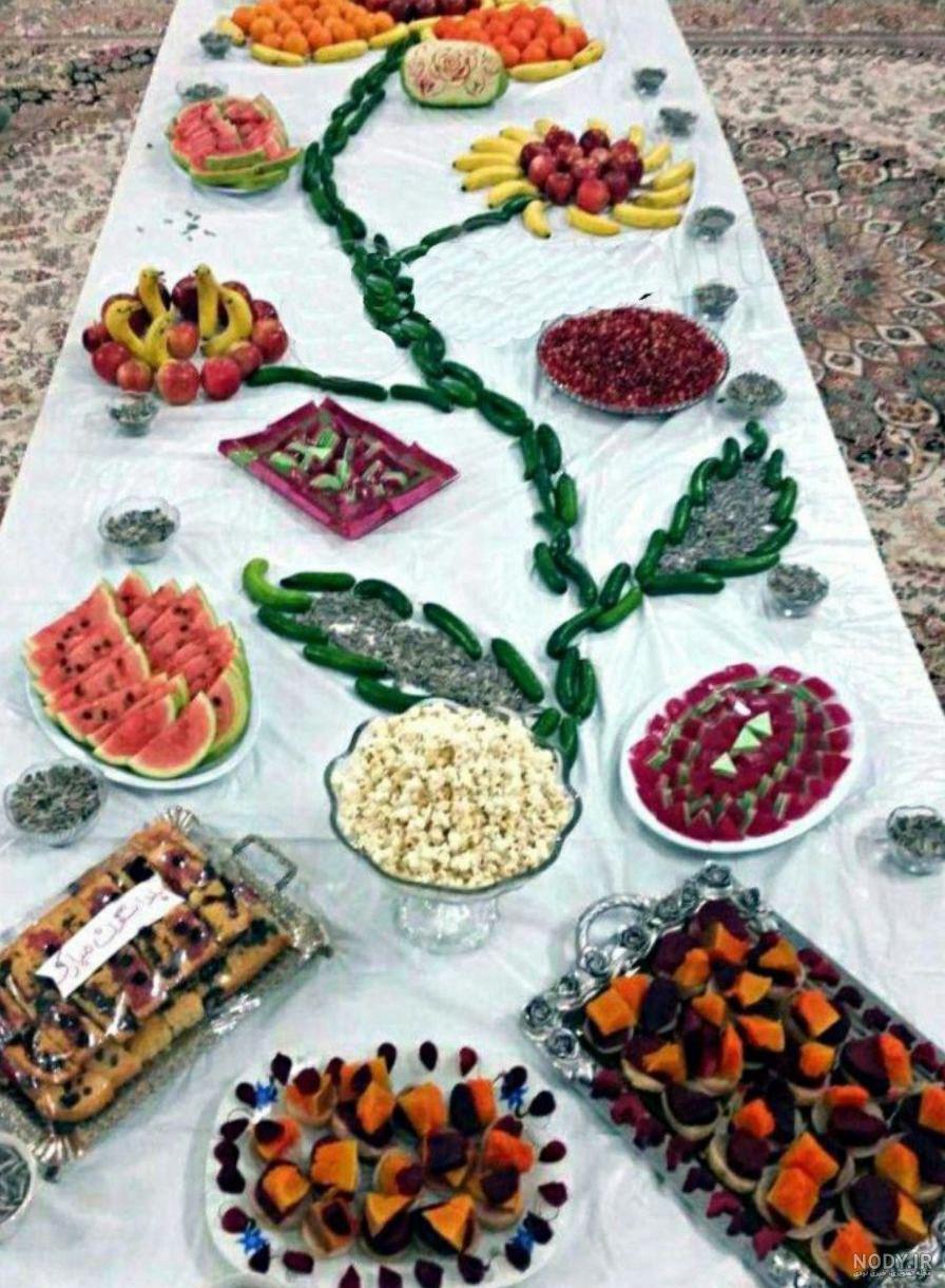 سفره شب یلدا سنتی