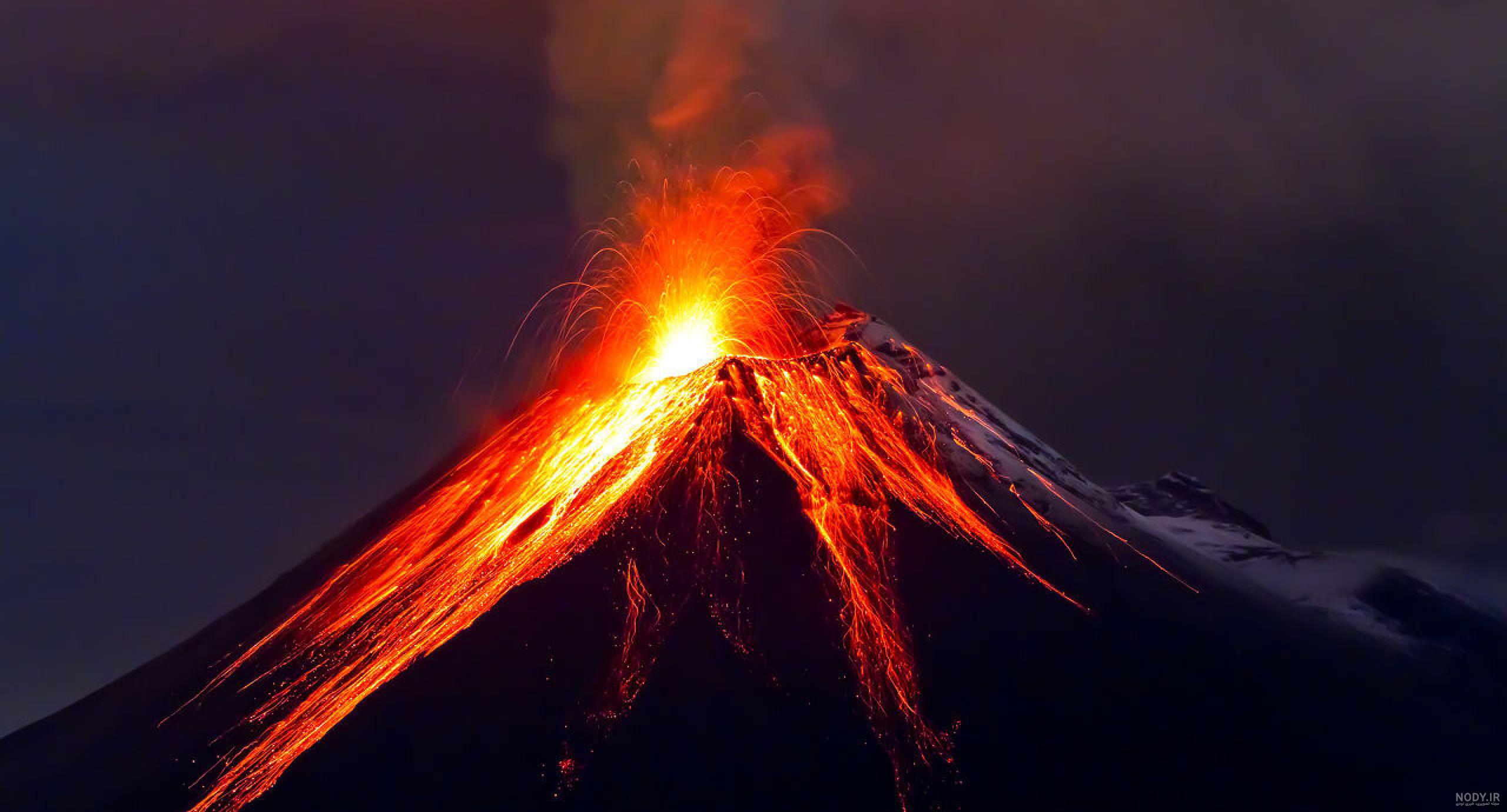 عکس آتشفشان کوه دماوند
