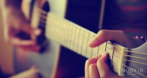عکس با گیتار پسرانه
