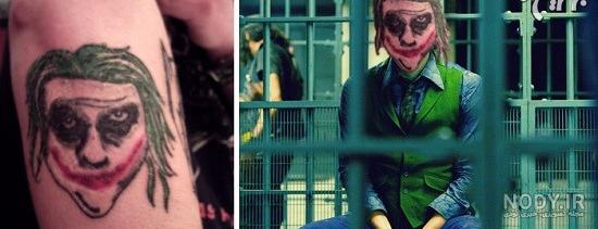 عکس تاتو joker عکس تاتو joker