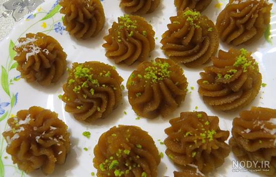 عکس حلوای ساده خانگی عکس حلوای ساده خانگی
