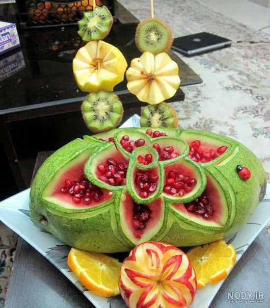 عکس سفره یلدا ساده و شیک