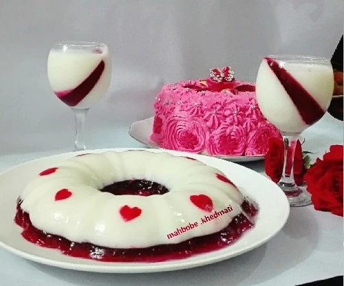 عکس ژله شیر