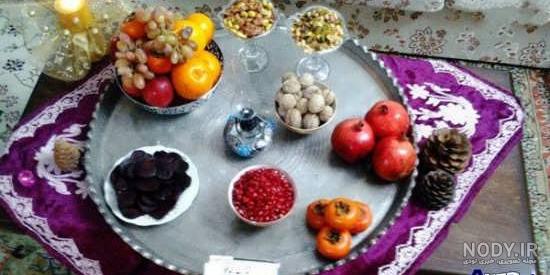 عکس کیک یلدا ساده
