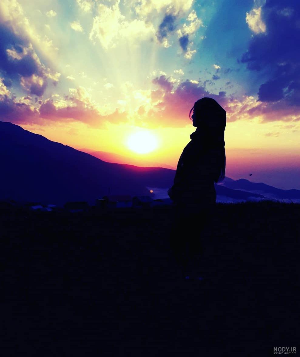 عکس غروب غم انگیز