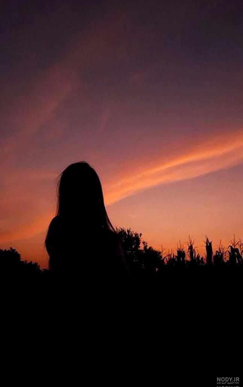 عکس نوشته غروب دریا