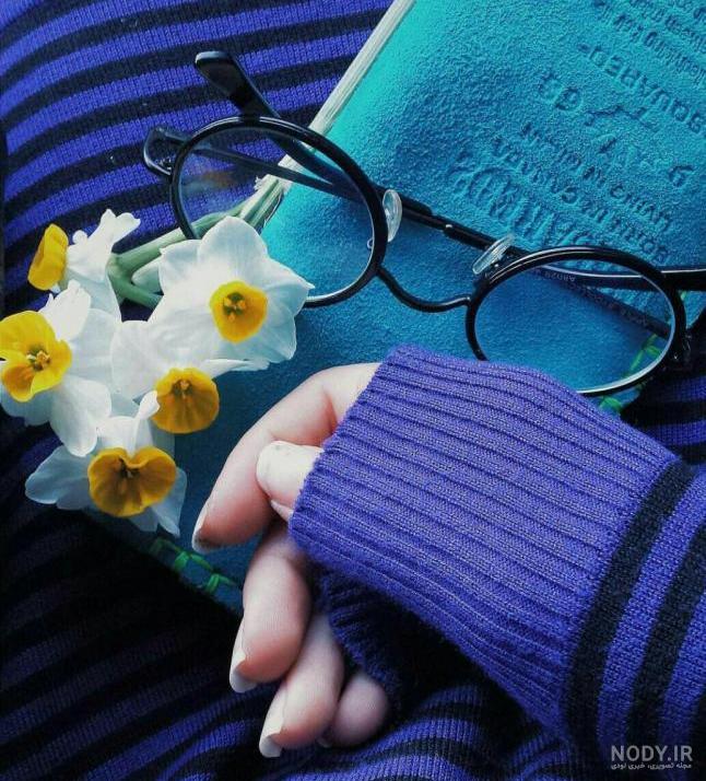 عکس نوشته گل نرگس برای پروفایل