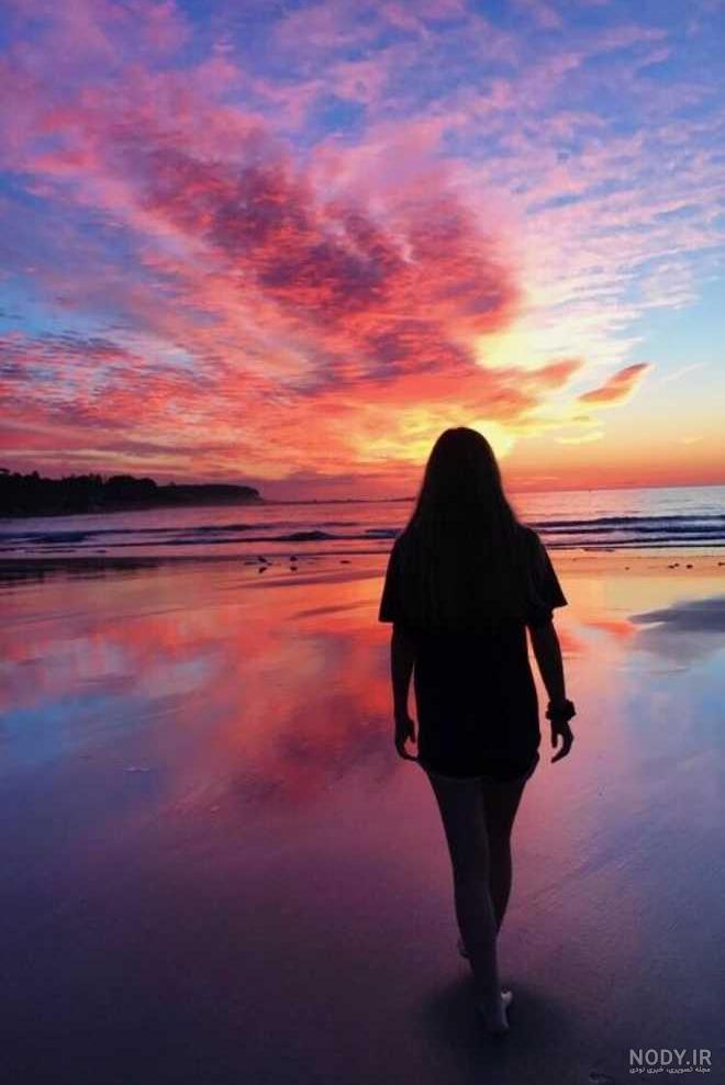 عکس پروفایل غروب آفتاب دخترانه