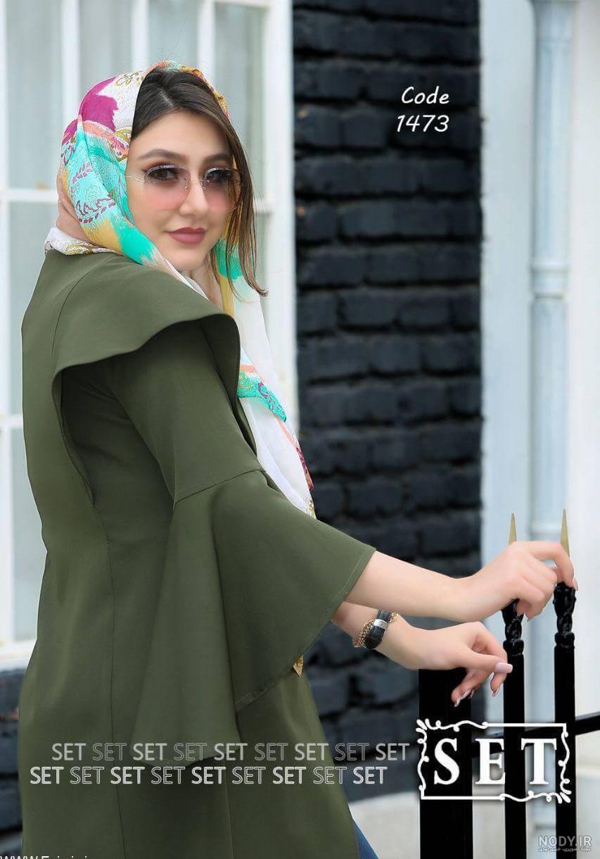 مانتو جلو باز تابستانی