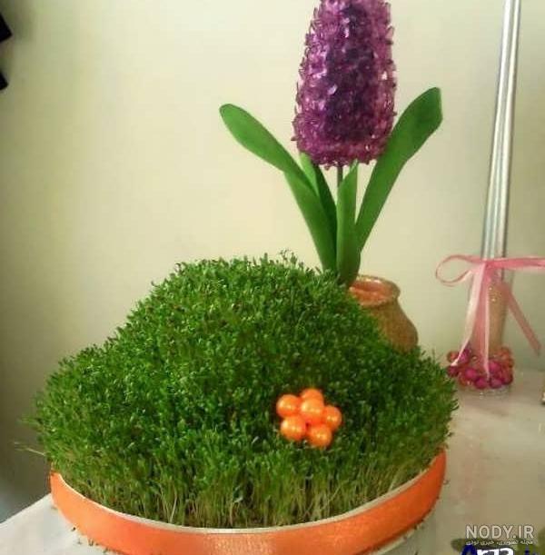 تزیین سبزه عید برای عروس تزیین سبزه عید برای عروس