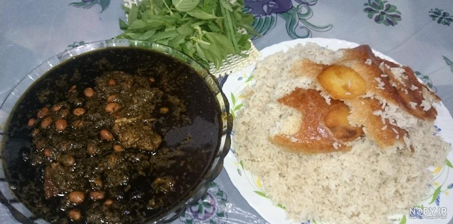 عکس قورمه سبزی در قابلمه