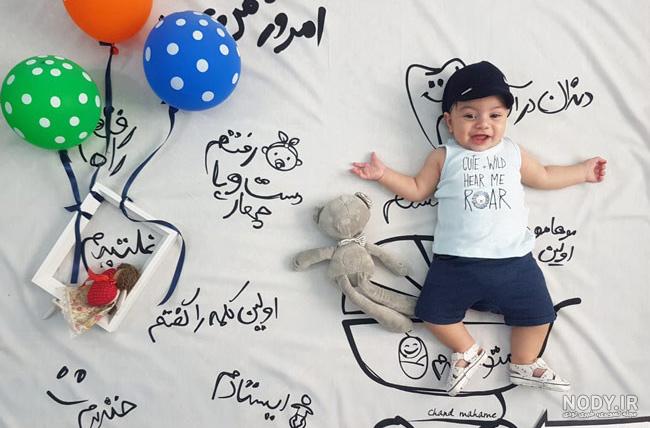 عکس نوزاد دختر کارتونی