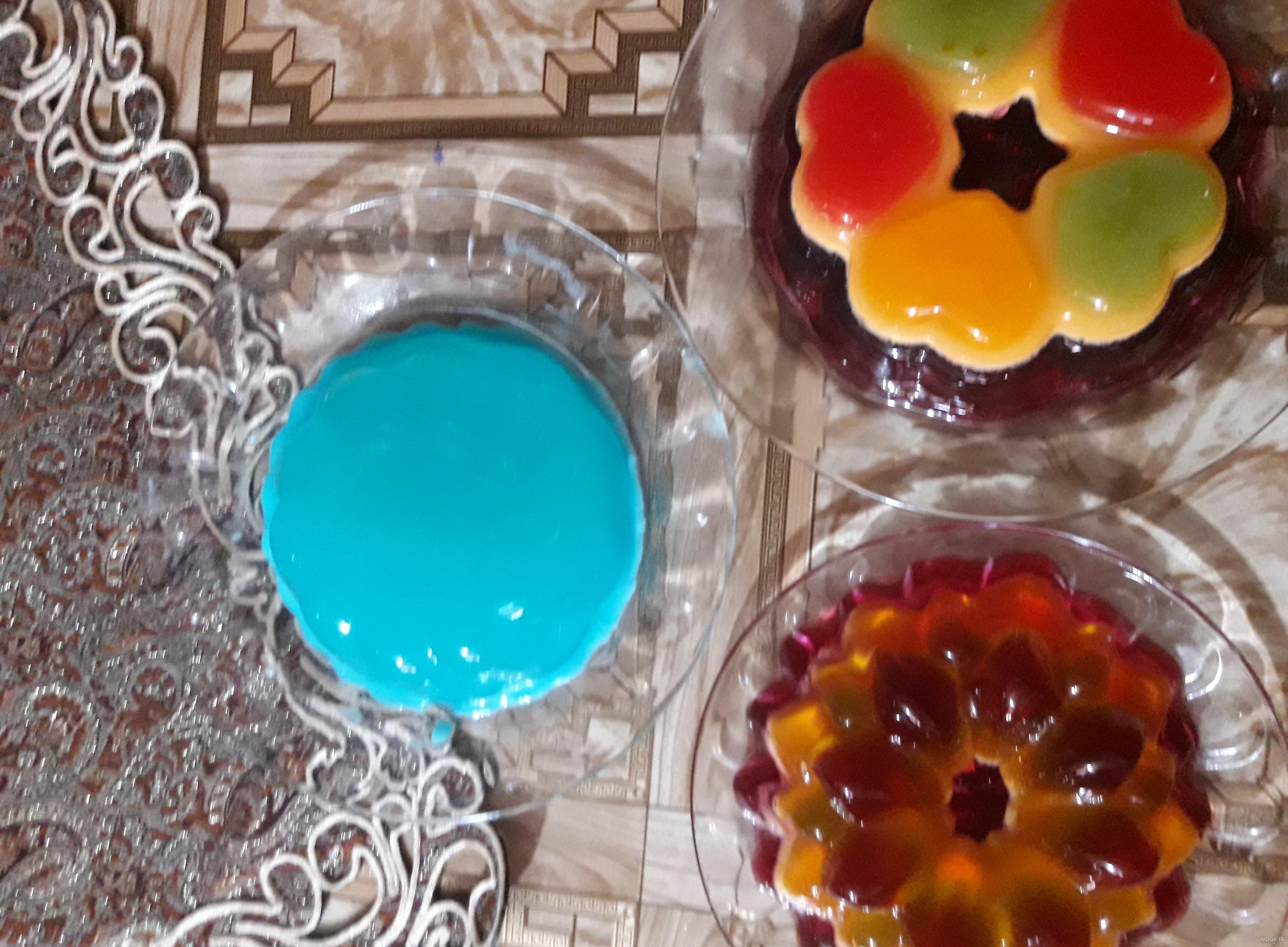 ژله لقمه ای برای تولد ژله لقمه ای برای تولد