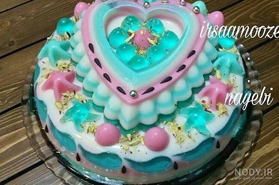 ژله لیوانی برای تولد ژله لیوانی برای تولد