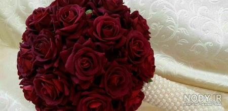 دانلود عکس دسته گل رز قرمز عروس