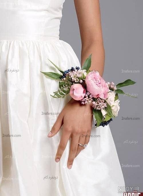 دستبند و تاج گل عروس