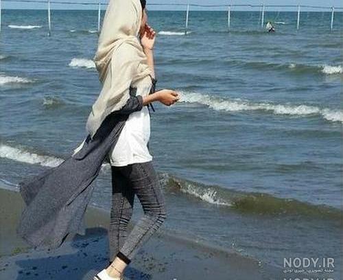 عکس گل و دریا