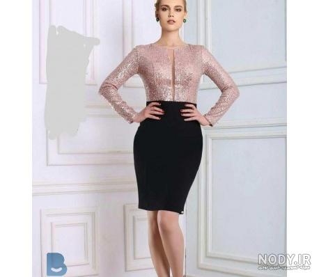 لباس مجلسی زنانه کوتاه شیک