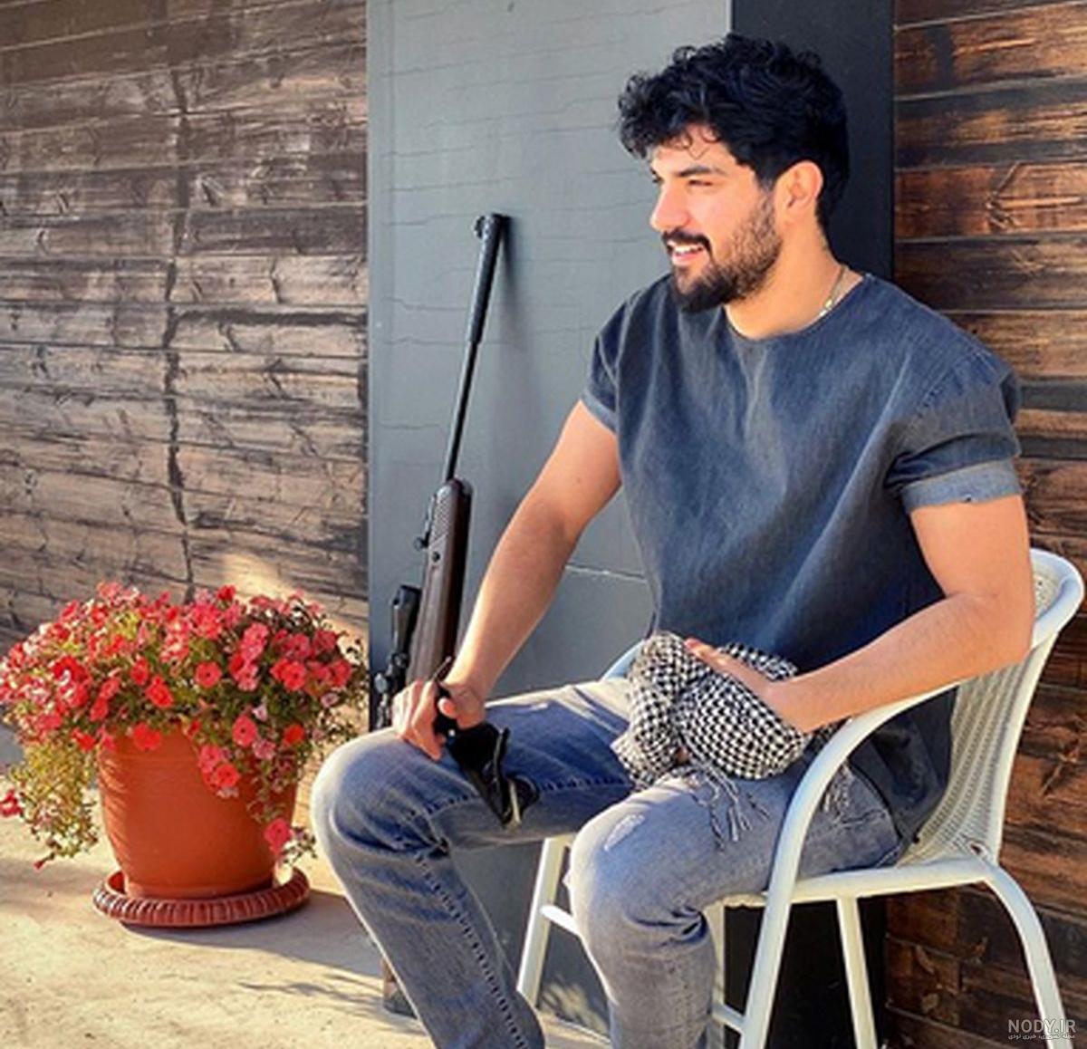سینا سهیلی و همسرش