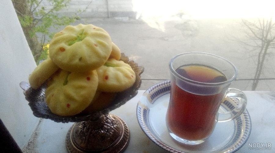 شیرینی نان چایی بدون فر شیرینی نان چایی بدون فر