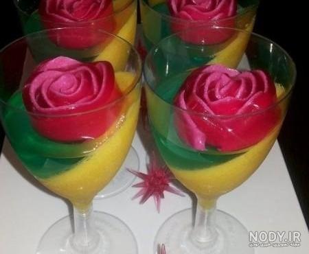 طرز تهیه ژله رولی گل رز طرز تهیه ژله رولی گل رز
