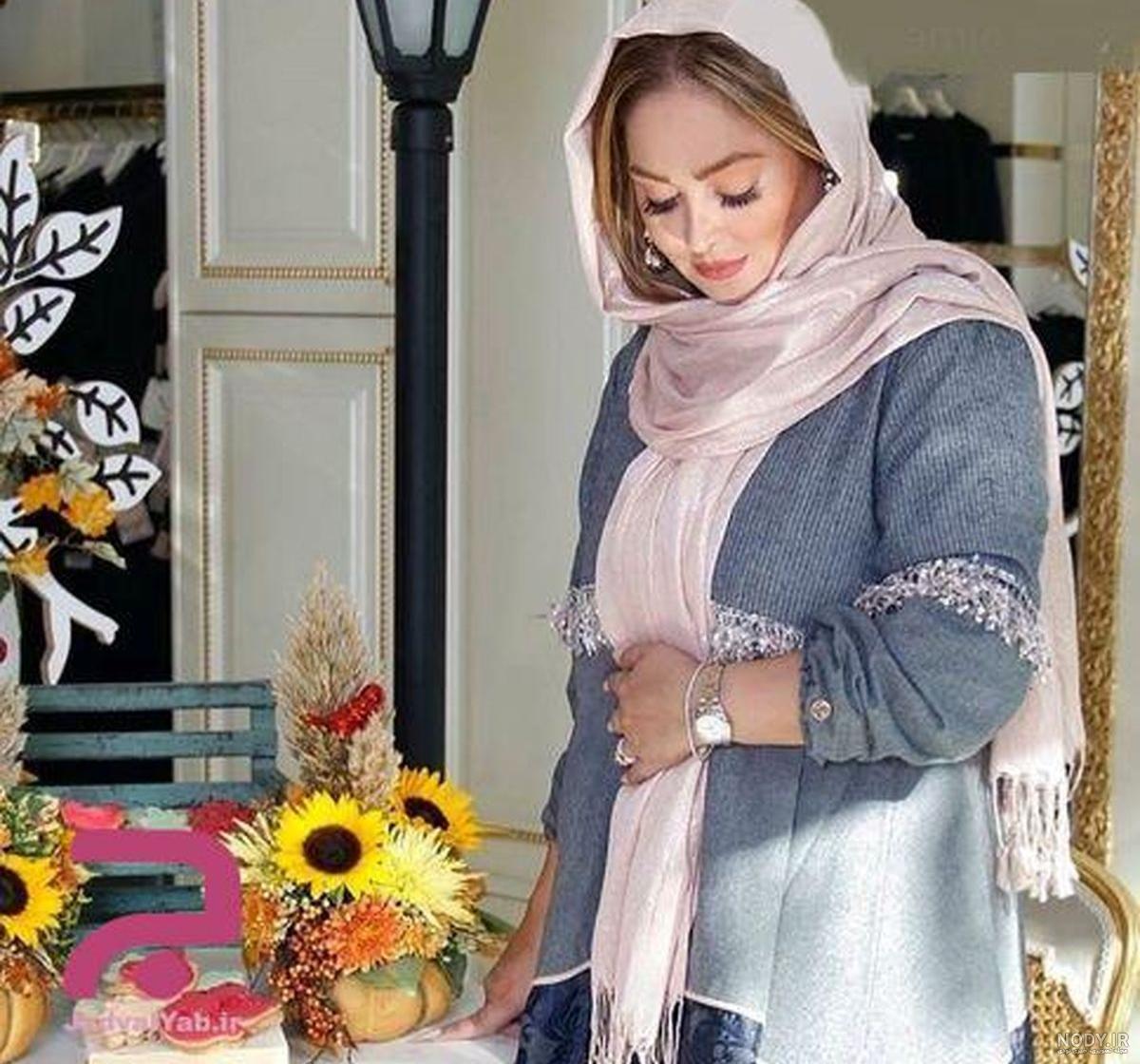عکس بچه الهام حمیدی