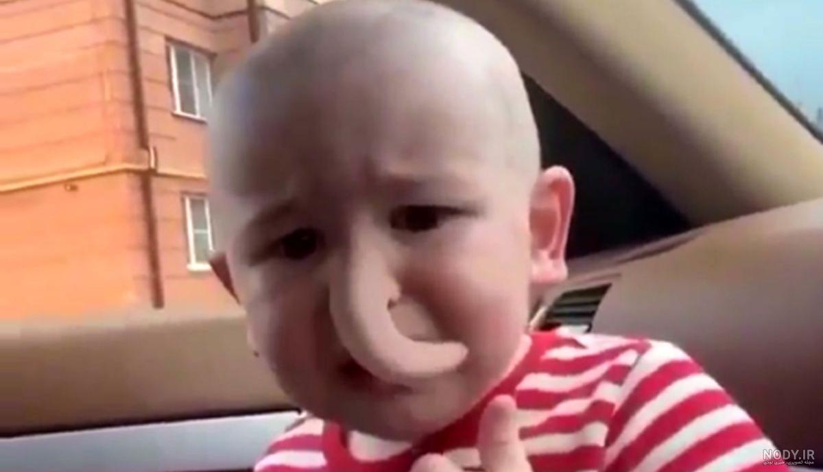 عکس بچه خنده دار زشت