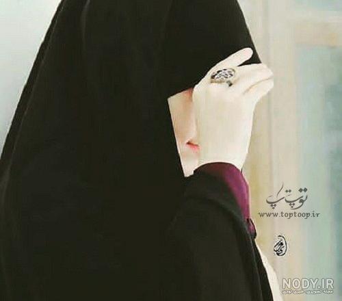 عکس دختر معمولی با حجاب