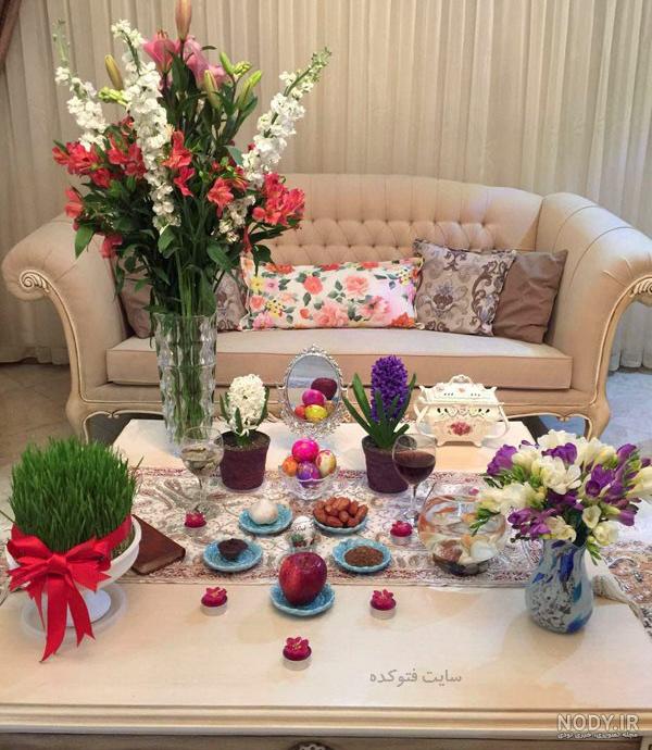 عکس سفره هفت سین ساده