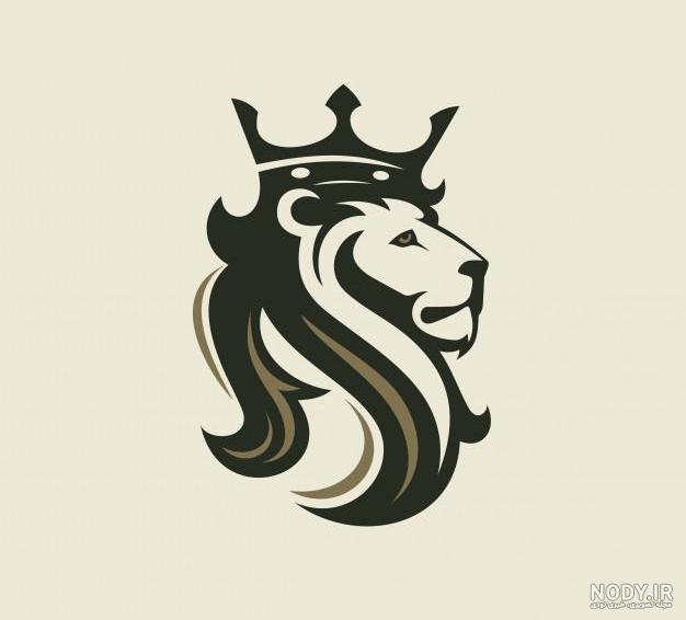 عکس شیر با تاج برای تتو