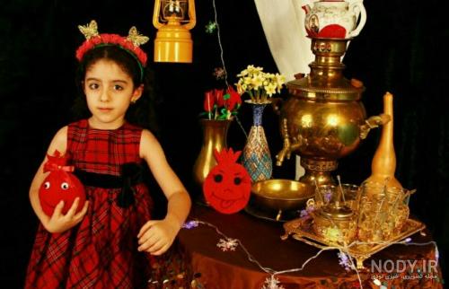 عکس پارمیس مدل در شب یلدا