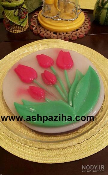 ژله رولی بدون بستنی ژله رولی بدون بستنی