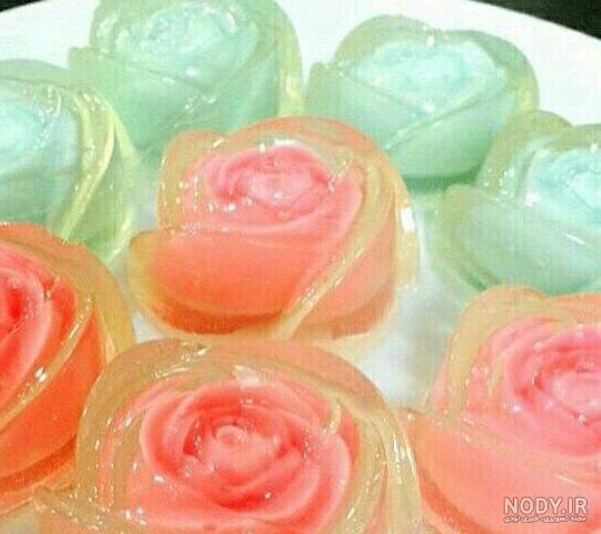 ژله رولی به شکل قلب ژله رولی به شکل قلب