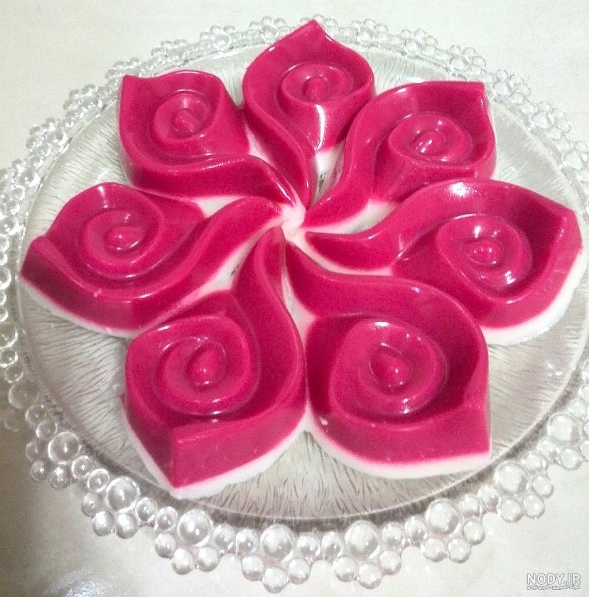 ژله گل رز بزرگ ژله گل رز بزرگ