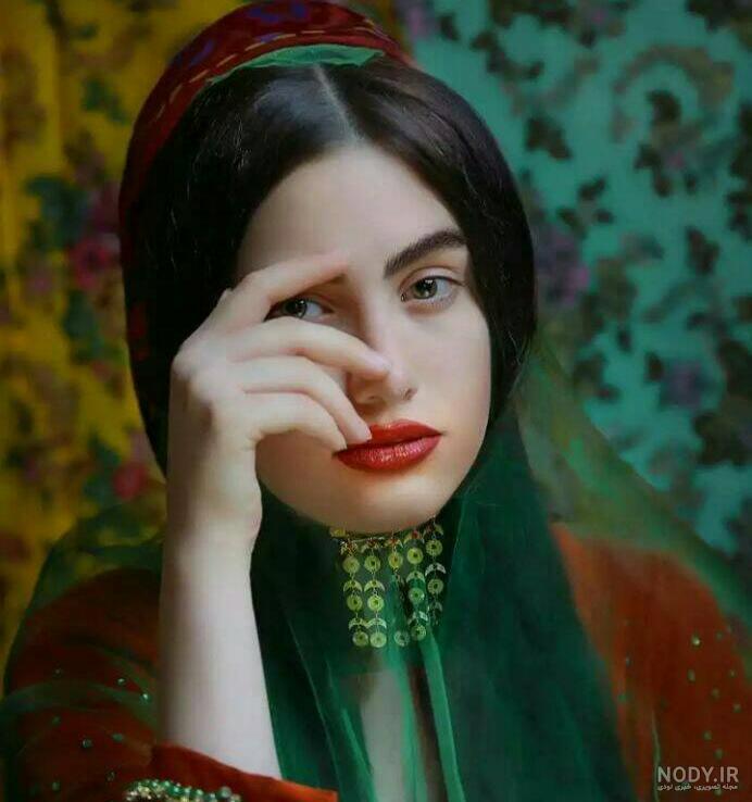 عکس دختر قشقایی با لباس محلی عکس دختر قشقایی با لباس محلی